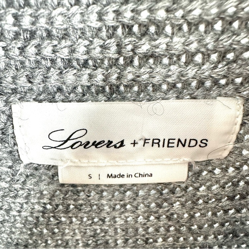Lovers + Friends Turtleneck Sweater Women Small Wool Blend Ribbed Oversized Cozy - Picture 5 of 10
